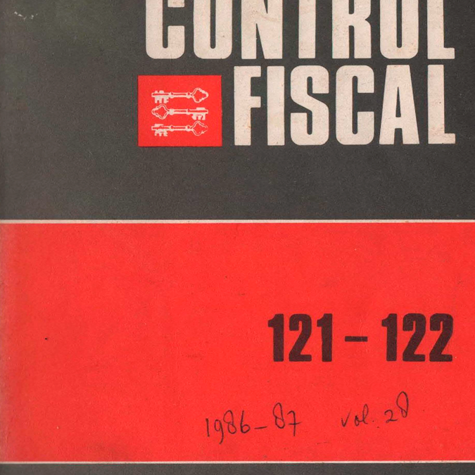 Revista de control fiscal, número 121 – 122